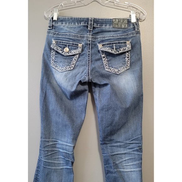 Warehouse One Premium Women's Denim Low Rise Straight Leg Cut Size 26Reg‎ - Picture 6 of 12